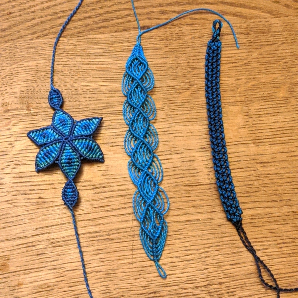 Macramé bracelets
